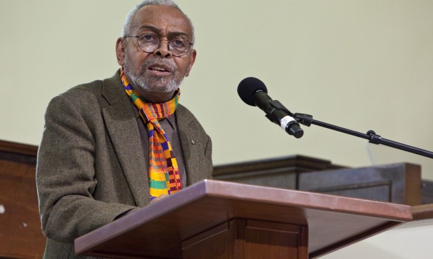 Amiri Baraka Giving Speech