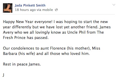Jada Pinket Smit James Avery Facebook