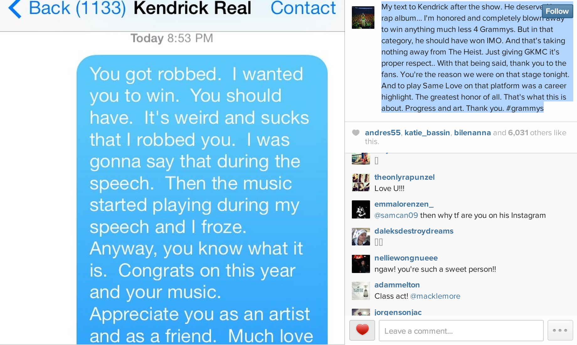 macklemore-says-he-robbed-kendrick-lamar-at-grammys-in-text-message
