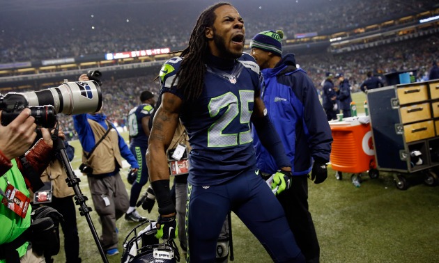 Richard Sherman gets his point across