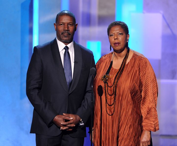Lorraine C Miller and Dennis Haysbert