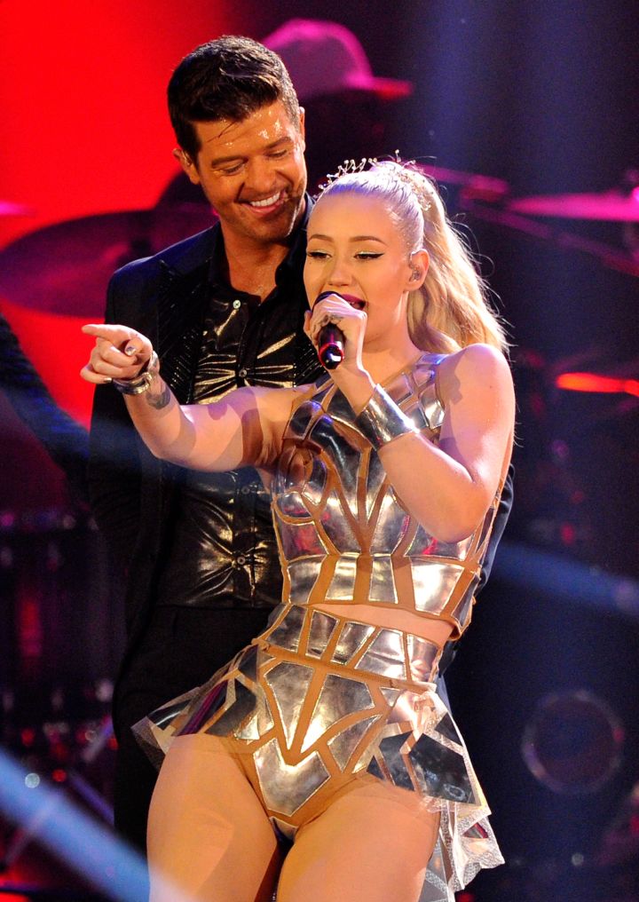 Iggy and Robin Thicke