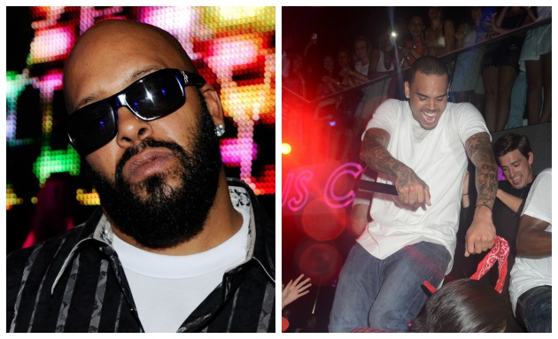 Shug Knight Chris Brown Getty