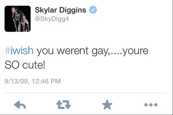 Skylar Diggin Tweet