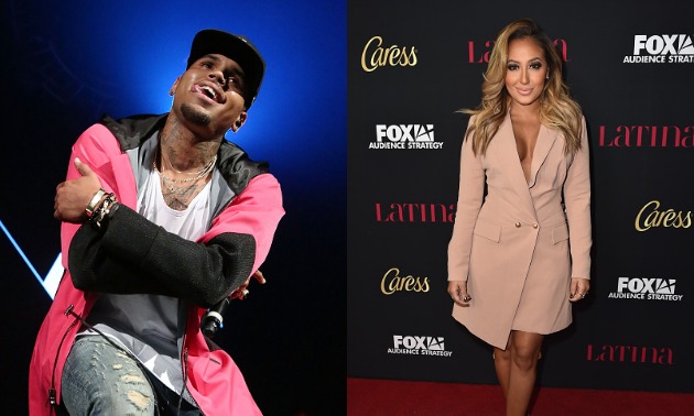chris brown adrienne bailon