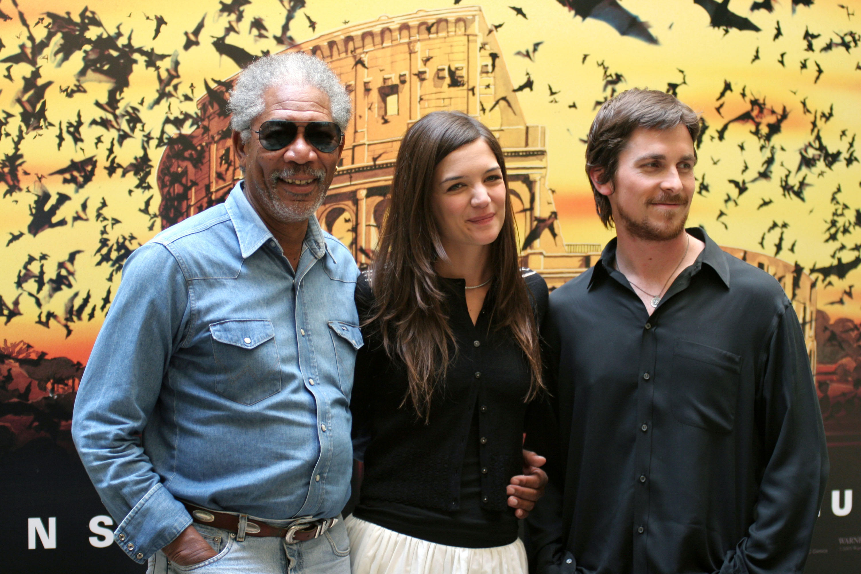 Batman Begins Rome Photocall