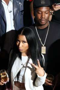 Nicki Minaj and Meek Mill at Fight Night, Las Vegas day party