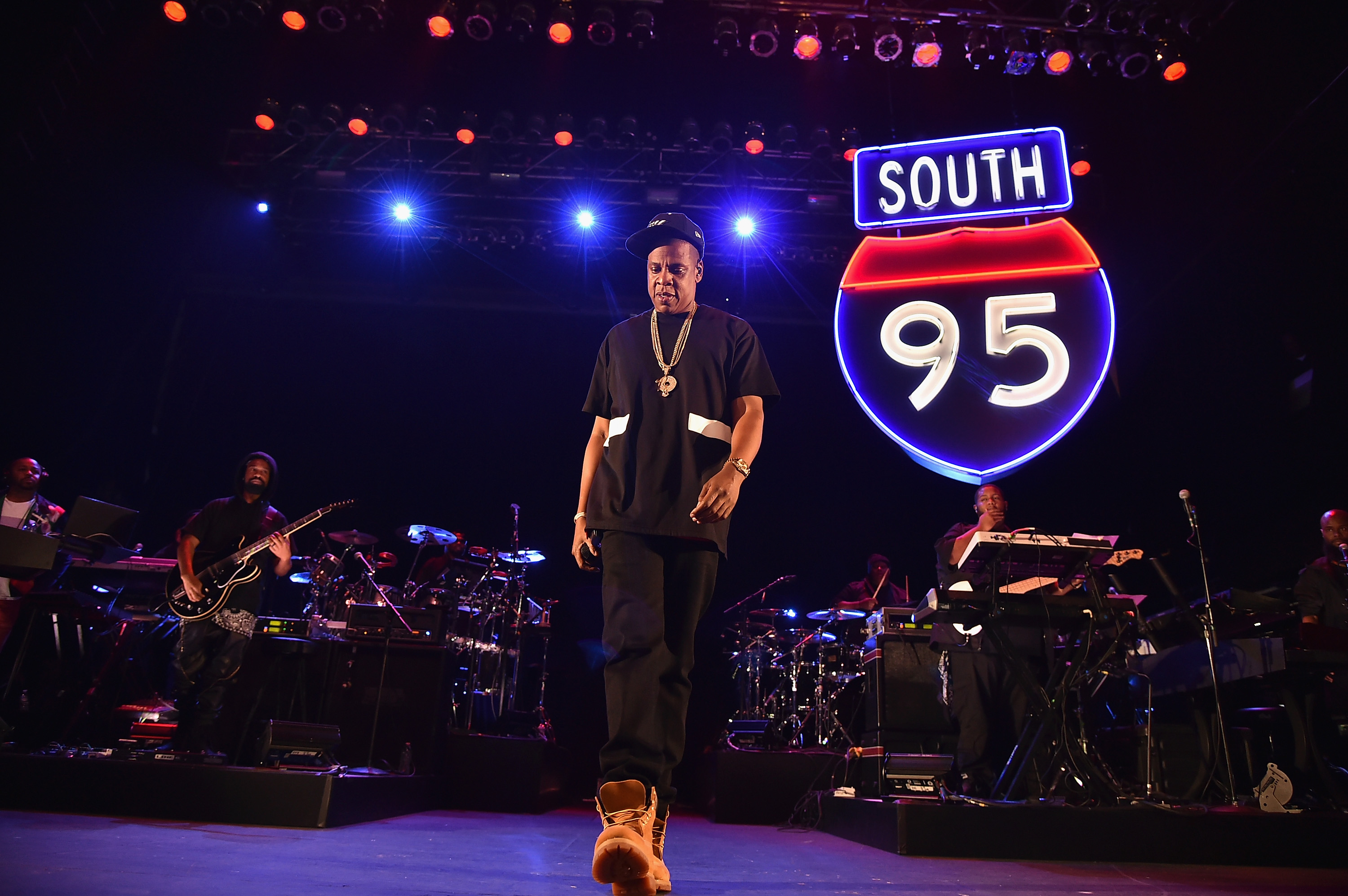 Jay-Z performs during TIDAL X Jay-Z B-Sides in NYC May 16