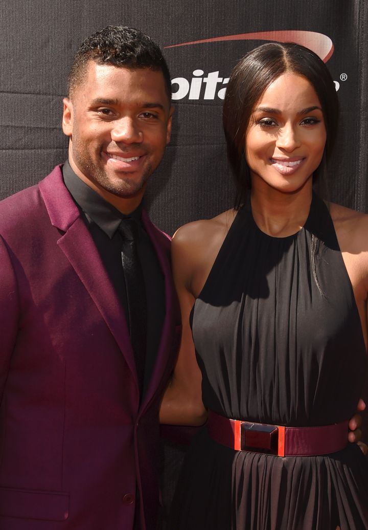Russell Wilson and Ciara