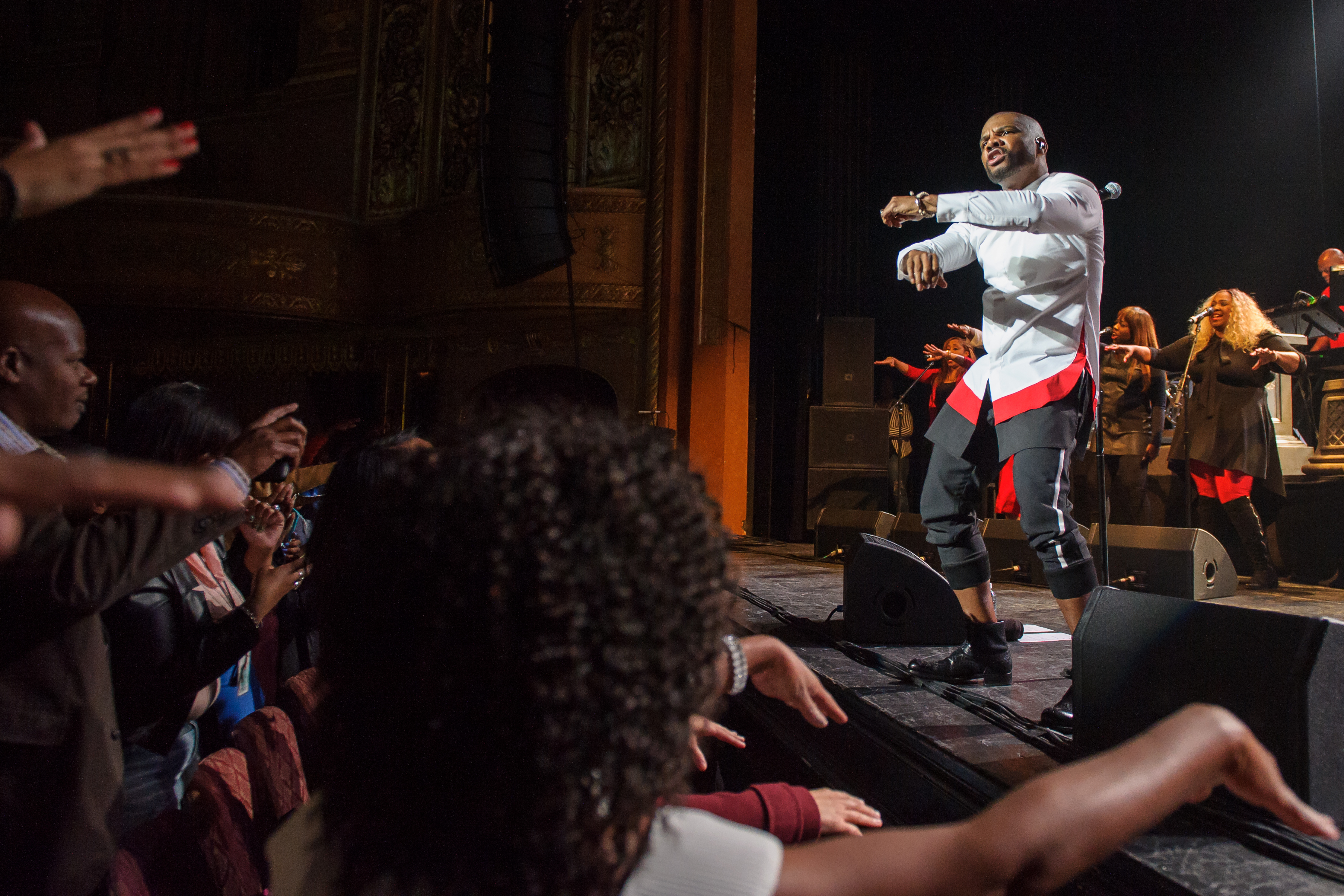 Kirk Franklin Performs at the Warner Theatre in Washington, D.C.