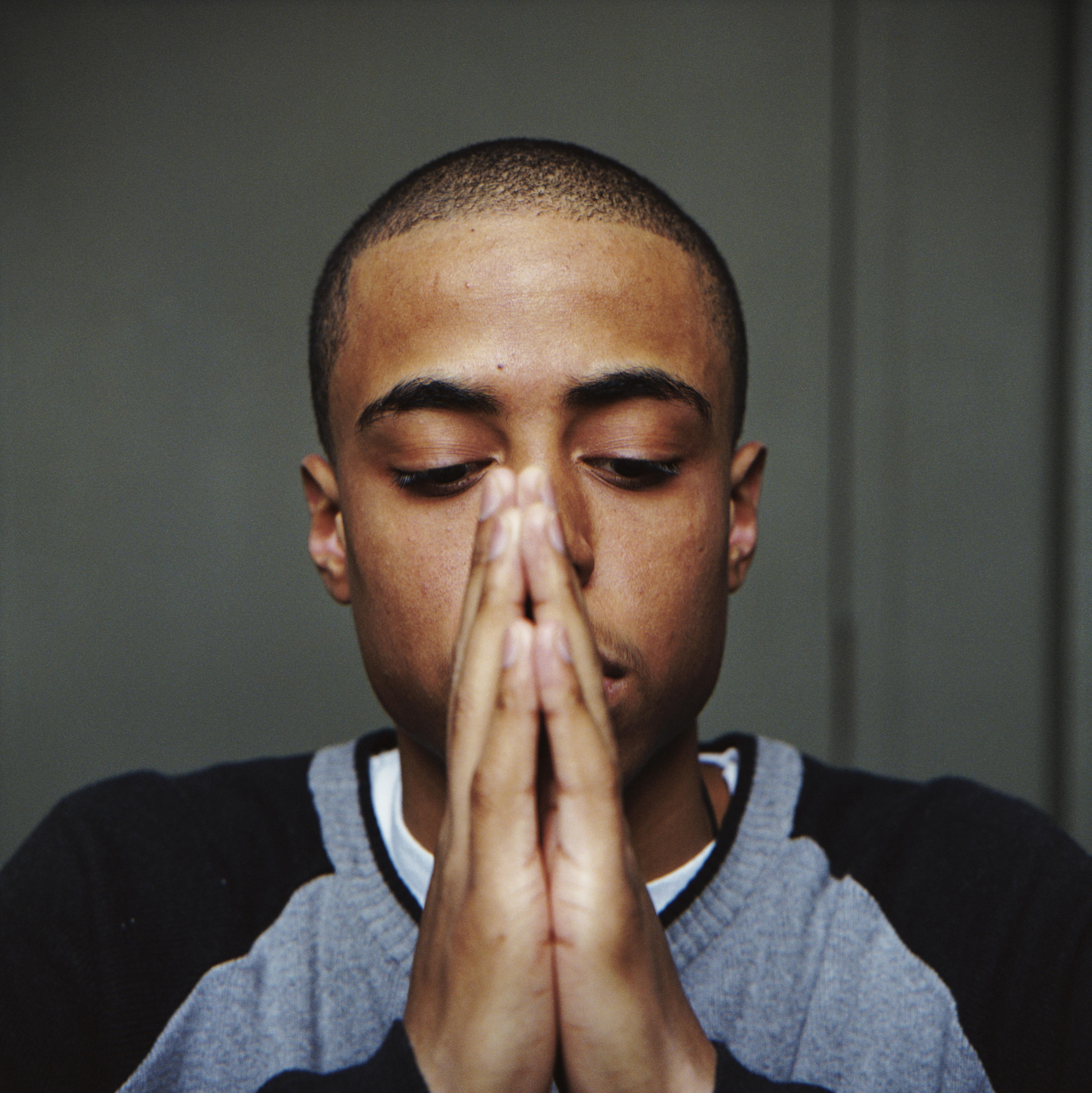 Young Man Praying