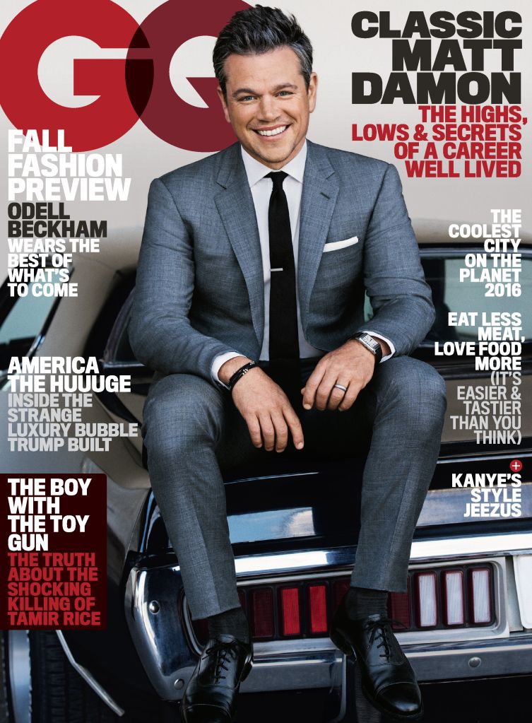 Matt Damon GQ Cover